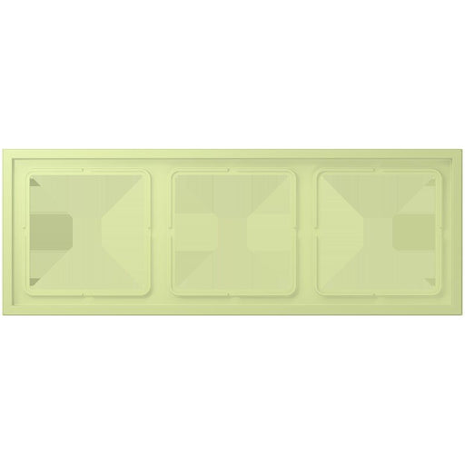 Jung - Abdeckrahmen Rahmen 3-fach LCZ 983 BF 222 vert jaune clair