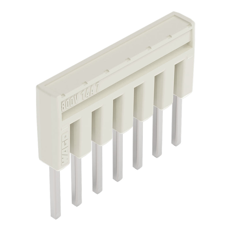 WAGO - Querverbinder/Brücker für Reihenklemme Kammbrücker 2000-407 7fach lgr − 25 Stück