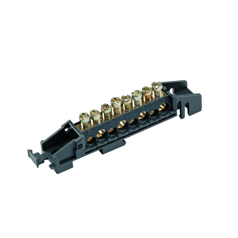 Schneider Electric - Steuerleitungsklemme Verteilerklemmblock 13576 80A, 8 Löcher