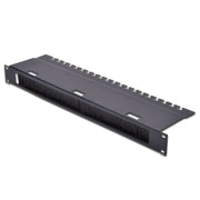 DIGITUS - Kabelführung für Gehäuse/Schränke Durchführungspanel DN-19 ORG-3U-SW 1HE schwarz