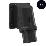 Walther Werke - CEE-Gerätestecker (IEC 60309) CEE NEO Anbaugerätestecker FW731507CC schräg 32A 5P 7h