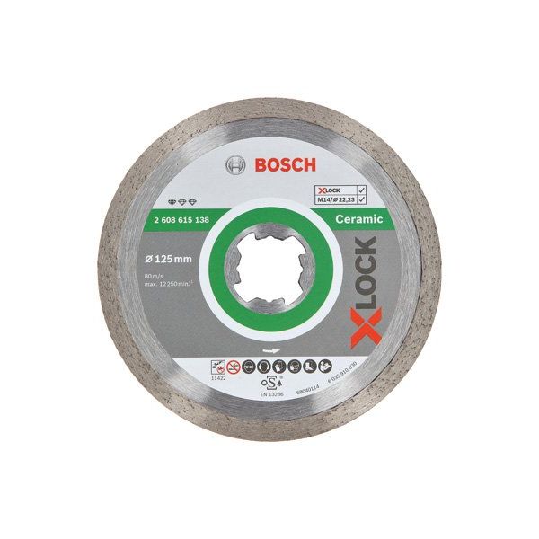Bosch - Trenn-/Schleifscheibe X-LOCK Diamanttrennscheibe 2608615138 Standard for Ceramic