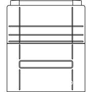 Elsta Mosdorfer - Sockel/Sockelelement (Schaltschrank) Bodenmontagesockel SB X00 10025766 500/320 WP RAL 7035