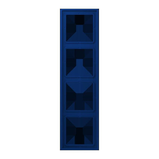 Jung - Abdeckrahmen Rahmen 4-fach LC 984 261 bleu outremer fonce