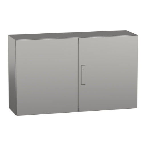 Schneider Electric - Gehäuse/Schaltschrank (leer) Spacial S3X Edelstahl 304L NSYS3X601030 Scotch Brite-Finish