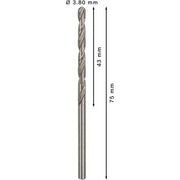 Bosch - Bohrer PRO Metal HSS-G 2608585484 Spiralbohrer 3,8 x
