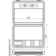 DEHN - Zubehör/Ersatzteile für Sicherheitsgeräte Kunststoffkoffer KK 56 41 17 EK VI TI leer f. EuK-Set