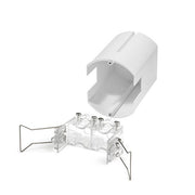 ESYLUX - Zubehör/Ersatzteile für Bewegungsmelder Deckeneinbau-Set FLATMOUNT.SETIP20FM weiß