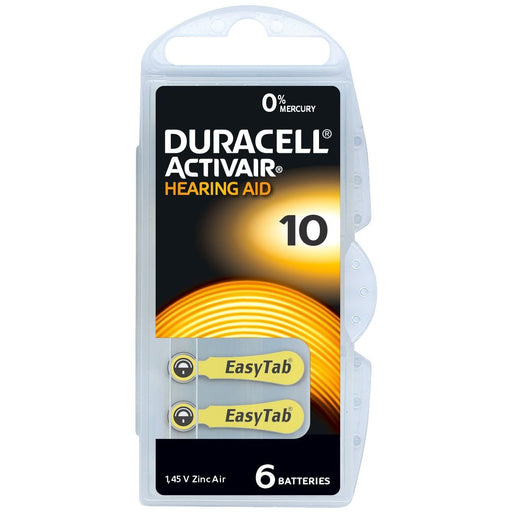Hückmann - Batterie Hörgerätebatterie 1,4V PR70 (Bli.6) 10 Activair Duracell