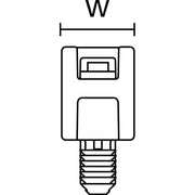 HellermannTyton - Befestigungssockel und -element für Kabelbinder 3-Wege-Abstandhalter 151-29500(100) 45Grd. schwarz − 100 Stück
