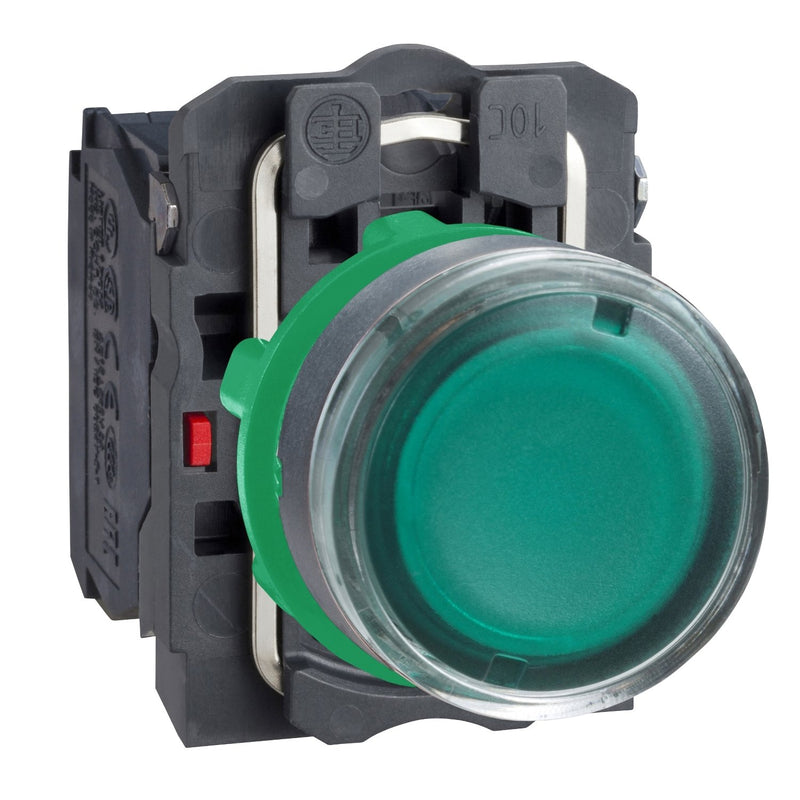Schneider Electric - Drucktaster, Komplettgerät Leuchtdrucktaster XB5AW3365 gn