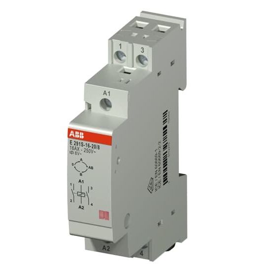 ABB Stotz S&J - Stromstoßschalter Serien-Stromstoßschalter E291S-16-20/8 Sp.8VAC,16A,2NO