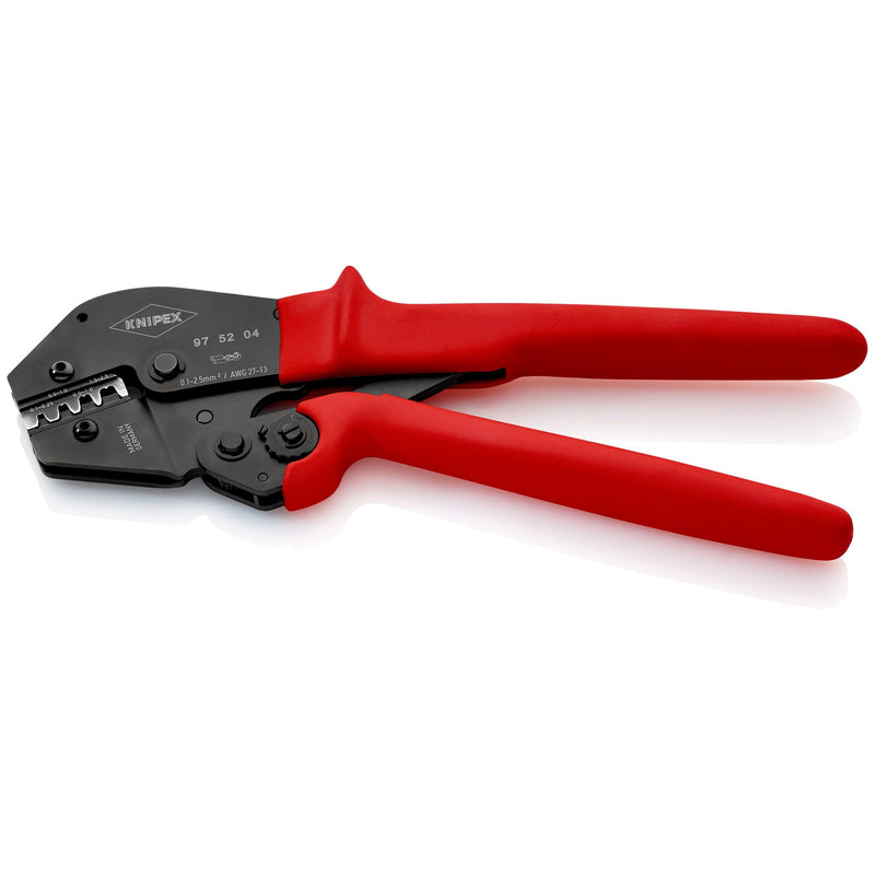 Knipex - Presswerkzeug Kabelschuhe/Verbinder, Aderendhülsen, Schirmanschluss Crimpzange 97 52 04 250mm