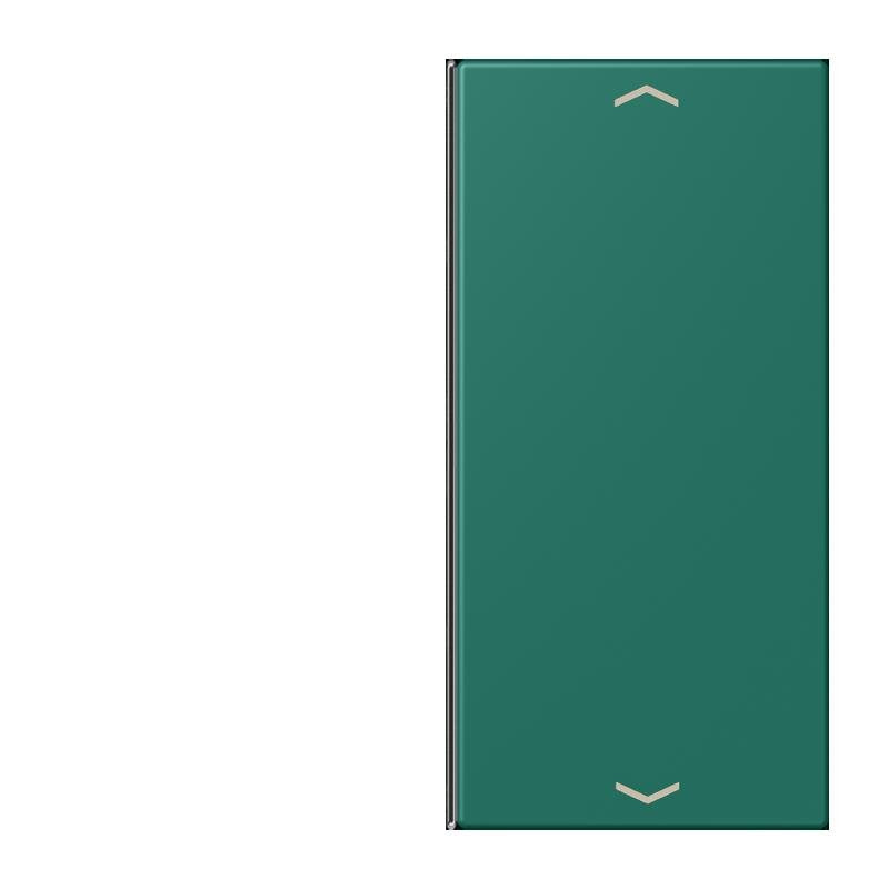Jung - Abdeckung/Bedienelement für Installationsschalterprogramme Taste 2fach m. Pfeilsymb. LC 402 TSAP 216 vert anglais