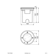 EVN Lichttechnik - Bodeneinbauleuchte LED-Bodeneinbauleuchte PC67107002D IP67