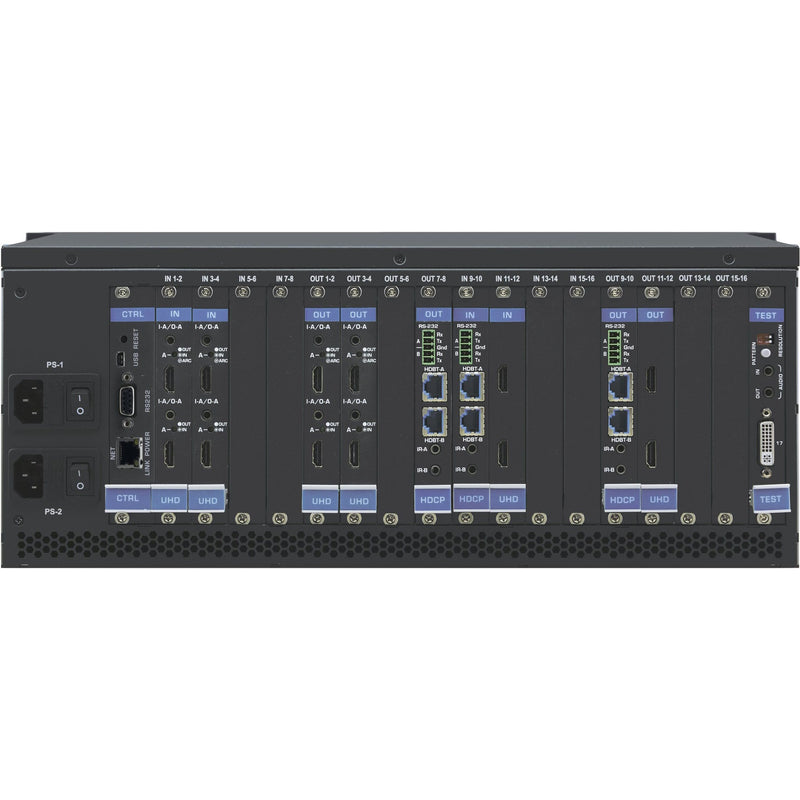 Kramer - Audio-/Misch-/Schaltpult 4K Matrixschalter VS-1616DN-EM/STANDAL 2x2bis16x16Modular
