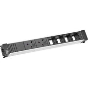 Bachmann - Mehrfachsteckdose Steckdosenleiste 909.0028 2xUK 8-fach