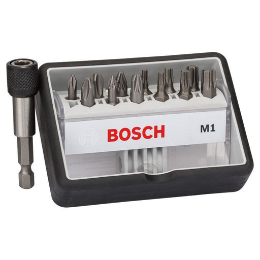 Bosch - Bit-Set 12+1-tlg. 2607002563 Schrauberbit-Set