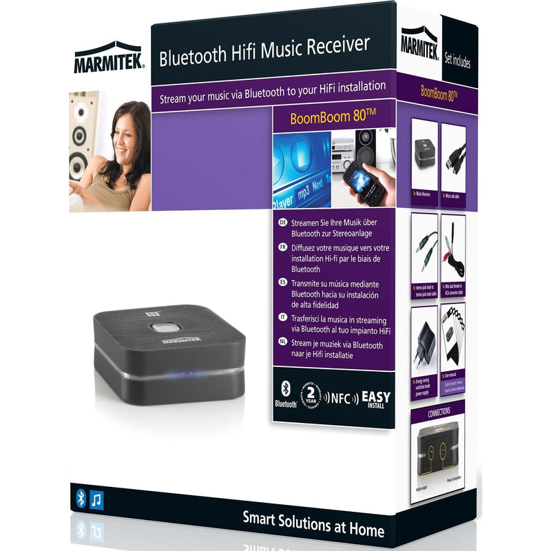 MARMITEK - Audio/Video-Funksystem BT Musik-Empfänger MARMITEK BoomBoom80 m.NFC
