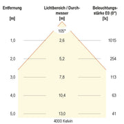 EVN Lichttechnik - Downlight/Strahler/Flutlicht LED-Downlight IP54 LD54250125 DALI, IP54