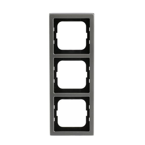 Busch-Jaeger - Abdeckrahmen Rahmen 3-fach 1723-866K pur edelstahl − 1 Stück by Busch-Jaeger
