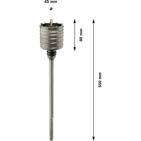 Bosch - Bohrkrone PRO SDS max-5 Bohrkrone, F00Y145188 einteilig 45 x 80 x