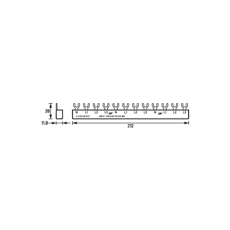 Doepke - Phasenschiene EV-S G 4.12.120 L
