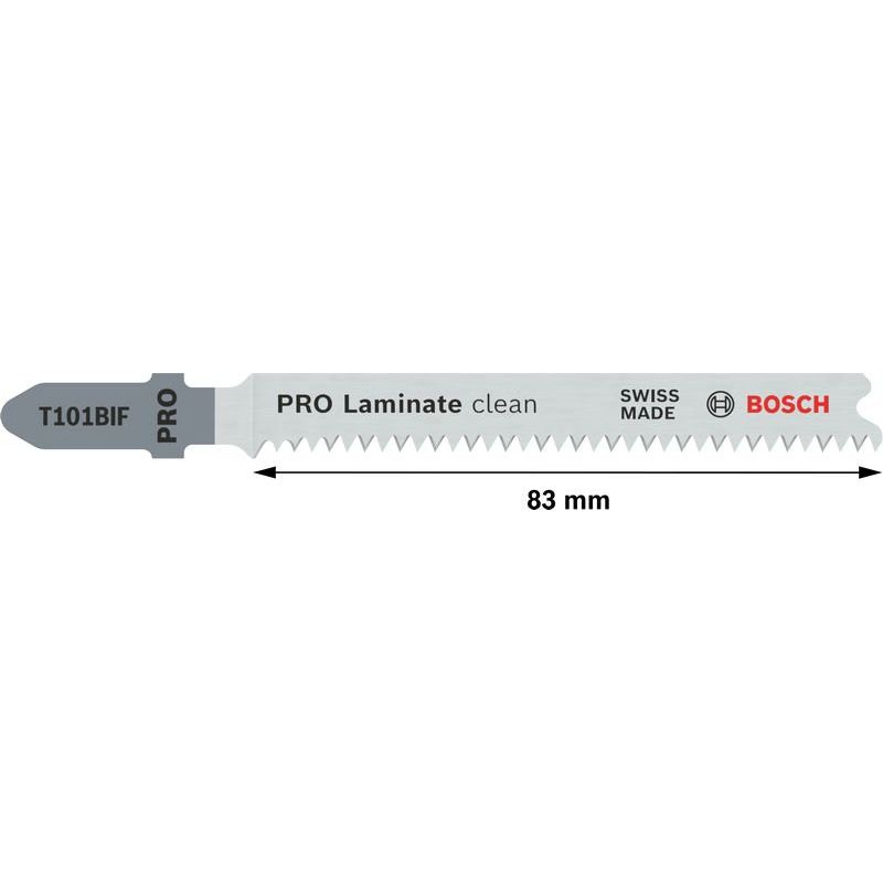Bosch - Stichsägeblatt PRO Laminate clean T101BIF 2608636431 Stichsägeblatt 83 mm