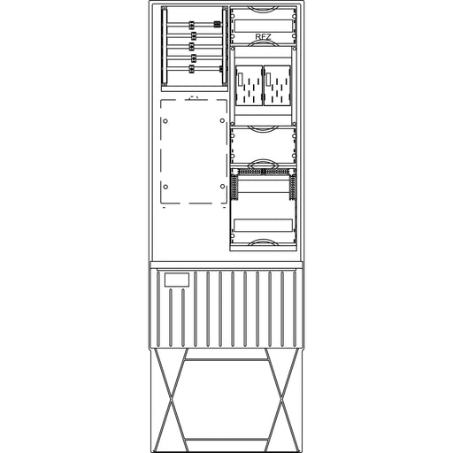 Elsta Mosdorfer - Zähler-Komplettschrank Zähleranschlusssäule ZS322B.N1.12A A320 N1 2Z BKEI