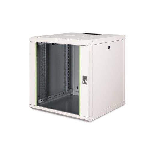 DIGITUS - Netzwerk-/Serverschrank Wandschrank mit Glastür DN-19 12U-6/6 RAL7035 HE 12