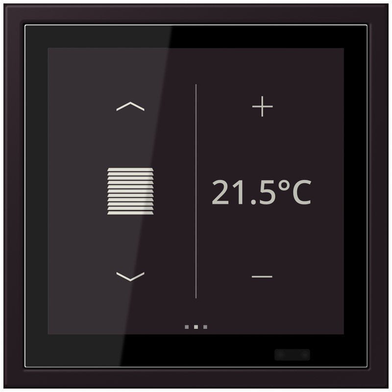 Jung - Bussystem-Mehrfach Bediengerät KNX Raumcontroller LCZ 459 BFD1S 248 noir divoire