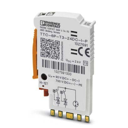 Phoenix Contact - Zubehör/Ersatzteile für Überspannungsschutz Energietechnik ÜSS-Stecker TTC-6P-T3-24DC-I-P Typ 3
