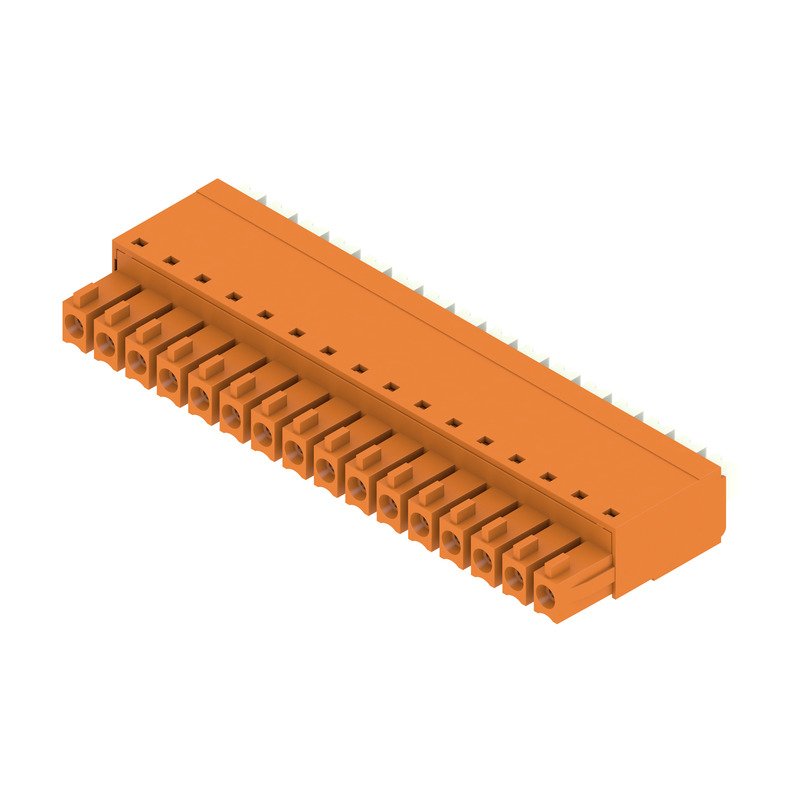 Weidmüller - Kabelsteckverbinder für Leiterplattensteckverbinder Verbinder Buchsenleiste BCF 3.81/#1969230000 3.81mm − 50 Stück