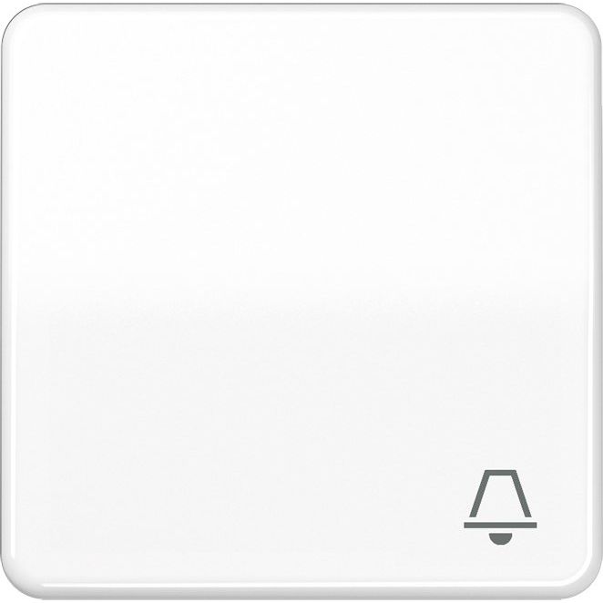 Jung - Abdeckung/Bedienelement für Installationsschalterprogramme Wippe Symbol KLINGEL aws CD 590 K WW für Taster