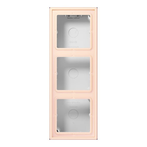 Jung - Aufputzgehäuse für Unterputzgerät Aufputz-Kappe 3fach LC 583 A 226 orange pale (32082)