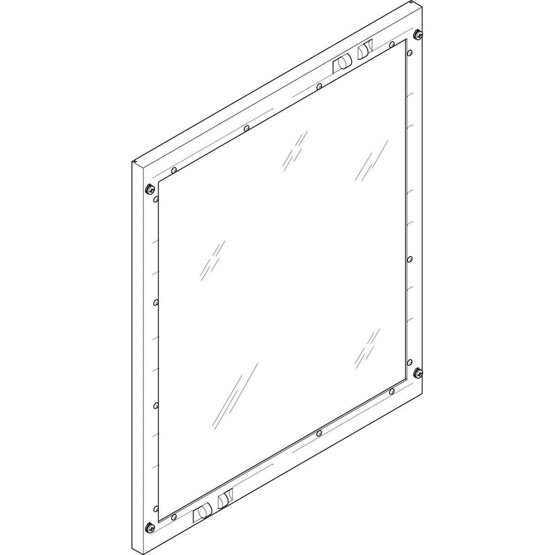 ABN - Abdeckung für Verteilerfeld Abdeckplatte FAS24N 500x600mm 2FB/4RE