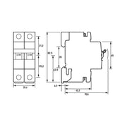 Doepke - Leitungsschutzschalter DLS 6H C16-2 6KA