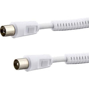 E+P Elektrik - Konfektioniertes Koaxkabel Antennenkabel 2,5m ws AB 102 LOSE >85dB