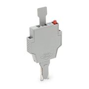 WAGO - Bauelementestecker Sicherungsstecker 281-512/281-417 mit Leuchtanzeige − 50 Stück