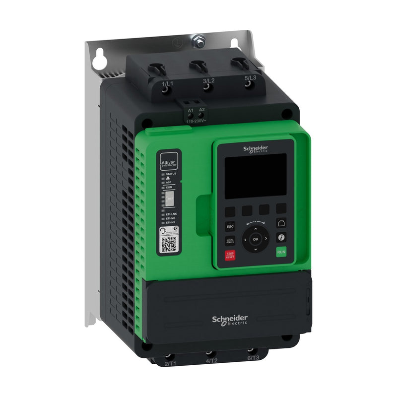 Schneider Electric - Sanftstarter Sanftanlasser Ats490, ATS490D62Y 62A, 208 Bis 690V