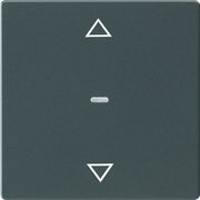 Berker - Abdeckung/Bedienelement für Installationsschalterprogramme Abdeckung Tastsensor-Modul 80961226 1-fach anthrazit