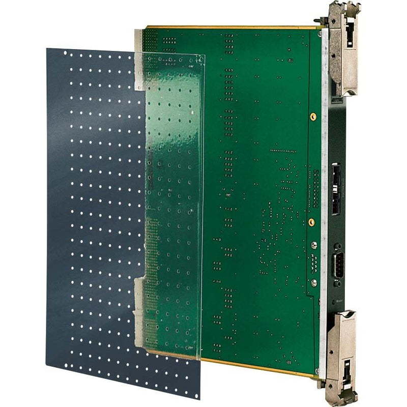 Heitec - Befestigungsteil für Baugruppe mit Rastermaß 482,6 mm (19 Zoll) Kunststoff-Abdeckung 3686.574 CPCI unbel.6HE LP160