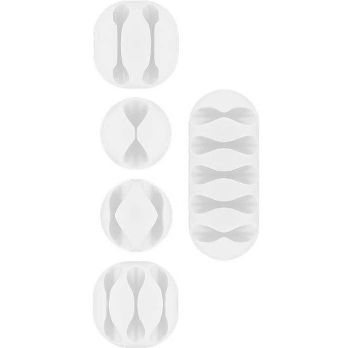Goobay - Zubehör/Ersatzteile für Unterhaltungselektronik Kabel Managementset 70681 ws 1x1/2x2/1x3/1x5-Slot