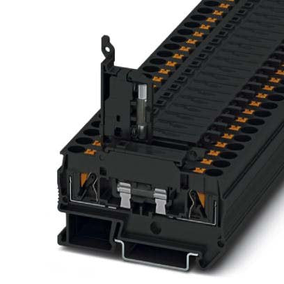 Phoenix Contact - Sicherungs-Reihenklemme PTC 4-HESI (5X20) 0,2-6qmm, 6,3A 500V − 50 Stück