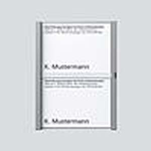 Siedle&Söhne - Zubehör/Ersatzteile für Türkommunikation Namensschild sil-met kpl. 200029041-00 f.TM 611-2 SM