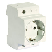 Pollmann - Steckdose Reiheneinbau Verteiler-Einbausteckdose 6334787 1-fach