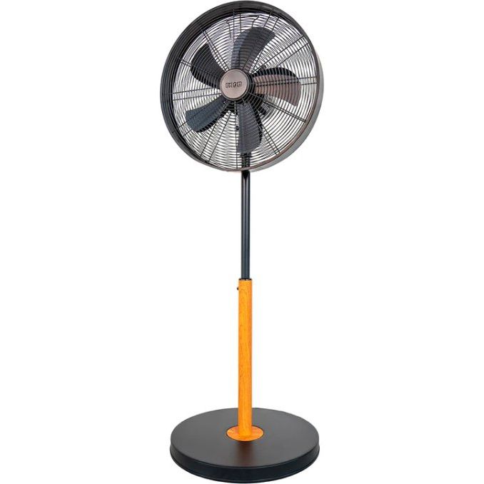 Unold - Umluftventilator Standventilator 86725 Black Steel