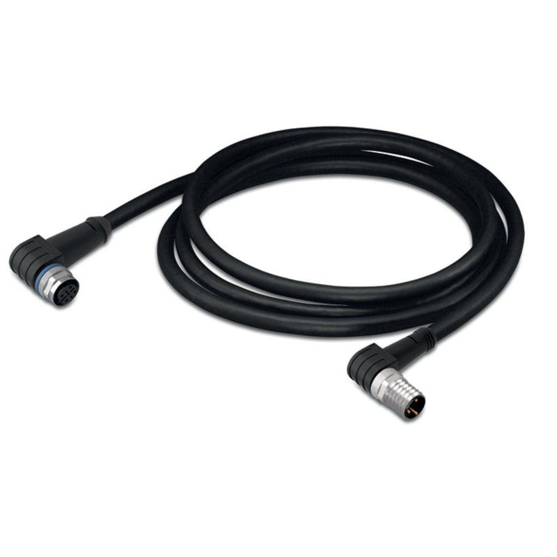 WAGO - Konfektioniertes Sensor-Aktor-Kabel Sensor-/Aktorleitung M12A 756-5504/030-010 Bu.,w.,M8-St.,w. − 1 Stück