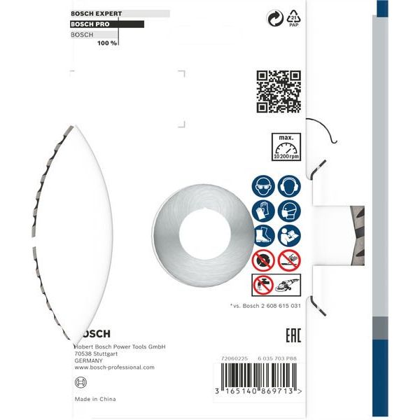 Bosch - Trenn-/Schleifscheibe PRO Multi Material 2608615061 Diamanttrennscheibe