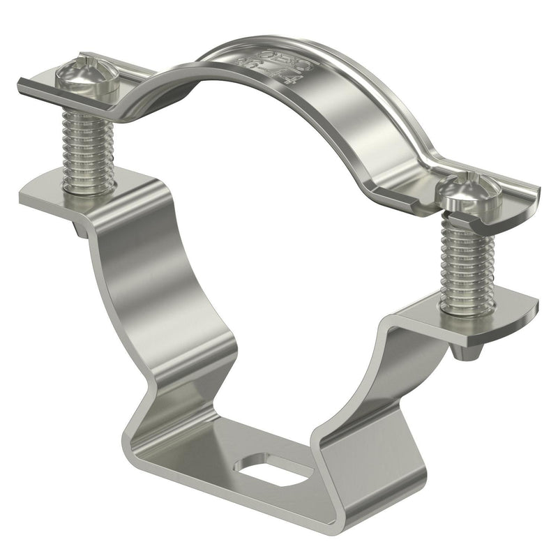 OBO Bettermann - Befestigungsschelle für Kabel/Rohre Abstandschelle ASL 733 44 A4 mit Langloch 36-44mm − 20 Stück